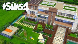 The Sims 4  Lets Build a Modern Mansion Part 8  Realtime [upl. by Nayd]