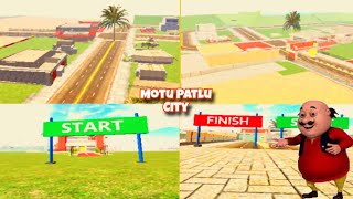 214Ram Ram  Motu Patlu New City Indian bike driving 3d [upl. by Iatnahs385]