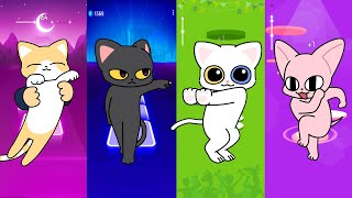 Cartoon Cats Believer x Dance Monkey x Enemy x Sea Shanty Cat Cover [upl. by Eellah]