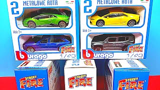 NEW Bburago cars collection  bburago 143  bburago street fire 143  bburago lamborghini 143 [upl. by Anaed]