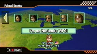 Mario Kart Wii  All 30 friends online at once P [upl. by Clements533]