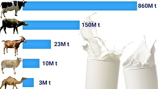 The Most Produced Milk Types Worldwide [upl. by Tuppeny]