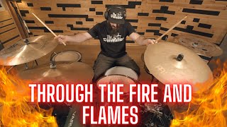 THROUGH THE FIRE AND FLAMES  Dragonforce  DRUM COVER [upl. by Hetty]