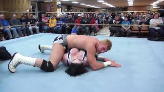 Davienne vs Channing Thomas  Limitless Wrestling Intergender Lets Wrestle [upl. by Obola]