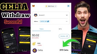 CELIA Withdraw Successful  Celia Withdraw Process  Celia Listing News  Celia Coin 100 Unlocked [upl. by Jimmie]