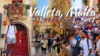 Exploring Valletta The Capital of MALTA First Day in Malta 2024 Part 1 [upl. by Inava]