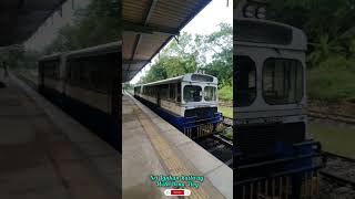 SLRailwayRail Bussරේල් බසයGanewaththa Station railbus srilankanrailway [upl. by Puett]