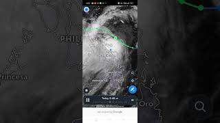 Location and Latest Updates TS Kristine [upl. by Gawen]