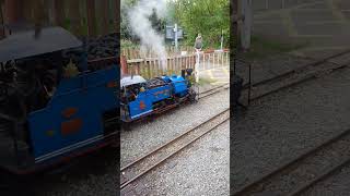 Echills Wood Railway Kingsbury Water Park UK railway trainspotting steamengine train steam [upl. by Arhoz869]