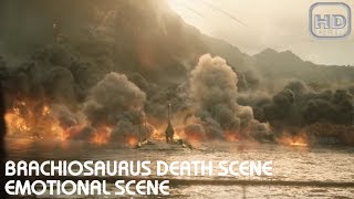 Emotional SceneBrachiosaurus Death Scene Jurassic World [upl. by Eissirc779]