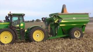 2016 Corn Harvest  Greenville Ohio amp Winchester Indiana [upl. by Chlori]