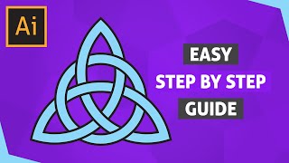 How To Make A Perfect Celtic Trinity Knot In Adobe Illustrator [upl. by Ellezig992]