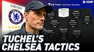 MASTERING TUCHELS CHELSEA CHAMPIONS LEAGUE WINNING TACTICS IN FC 25 [upl. by Charla]