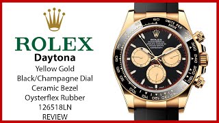 Rolex Daytona Oysterflex Strap 116518LN Rolex Watch Review [upl. by Ottillia951]