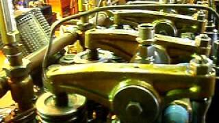 Starting and running of an Industrie 2D4 diesel engine [upl. by Annitsirhc]