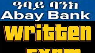 Abay Bank Exam New 2024 Examአባይ ባንክ የፈተና ጥያቄ EthioBanksExamMedia DOOTUBE3 [upl. by Kenwrick152]