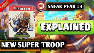 Clash of Clans Summer Update 2024 Explained  New Super Troop  Super Yeti  Sneak Peek🔥 [upl. by Nhguaval376]