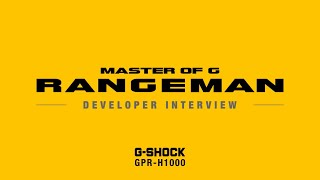 GSHOCK Master of G Rangeman GPRH1000  Development Story [upl. by Caraviello]