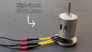 Making Powerful Brushless Motor From DC Brushed Motor [upl. by Iatnahs904]