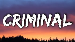 Britney Spears  Criminal Lyrics quotMama Im in love with a CRIMINALquot [upl. by Alfie]