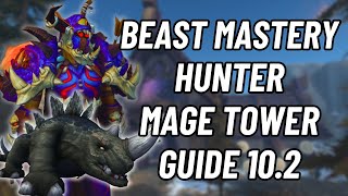 Beast Mastery Hunter Mage Tower Guide 102  World of Warcraft  Dragonflight [upl. by Nedda159]