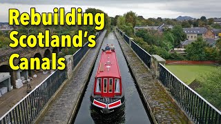 The £83m Canal Restoration linking Edinburgh with Glasgow Ep 181 [upl. by Wrdna]