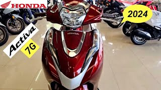 Honda Activa 7G 2024 Model Launched in india  PriceFeatures  Activa new 2024 Model [upl. by Conyers255]