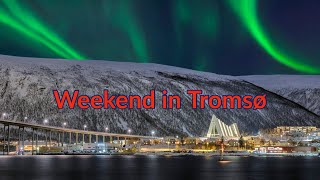 Winter Weekend in Tromso Norway husky sledding northern lights amp more [upl. by Dean]