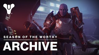 Destiny 2 Cutscene Archive Season of the Worthy Season 10 [upl. by Crosley652]