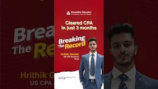 Completed CPA in Just 3 Months  Hrithik Goudars Inspiring Story [upl. by Nnylear419]