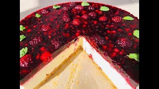 NAJBOLJI CHEESCAKE  LAGANNE PECE SE NO BAKE CHEESCAKE EASY AND FAST [upl. by Eelanej]