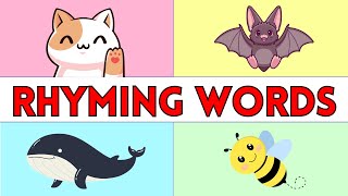 🎶 Learn Rhyming Words for Kids  Vocabulary Building  KidsEducation EnglishRhymes WordPlay [upl. by Yhtomot]