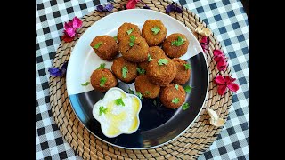 Iftar Special Falafel amp Tahini Sauce  Falafel  Tahini Sauce  Easy Falafel Recipe  By Sheena [upl. by Eilujna]