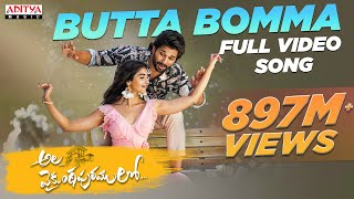 ButtaBomma Video Song 4K Telugu  AlaVaikunthapurramuloo  Allu Arjun  Thaman S  Armaan Malik [upl. by Gerti]