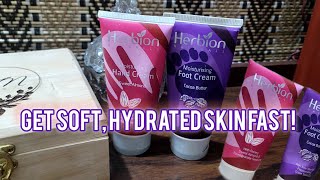 Herbion Hands Cream amp Foot Cream Review  Best Moisturizing Skincare for Dry Skin [upl. by Mohorva]