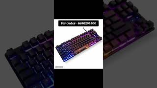 RPM Euro Games Gaming Keyboard Wired 87 Keys Space Saving Design Membrane Keyboard Buy [upl. by Lemar838]