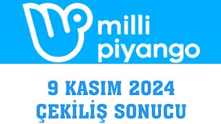 Milli Piyango Çekiliş Sonuçları 9 Kasım 2024 [upl. by Eeralav530]