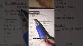 chemistry mcqs chemistryclass12importantquestions2023 medicalentrance neet biology viralvideo [upl. by Ecitnirp]