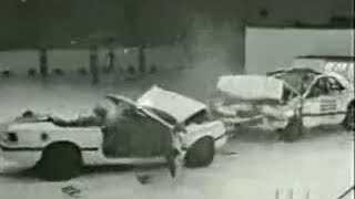 CRASH TEST  Chrysler LeBaron Vs Chrysler LeBaron Convertible [upl. by Zsamot62]