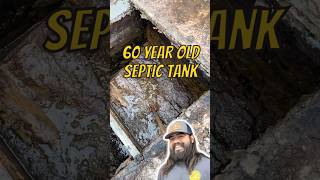 Customer dug up this entire 60 year old septic tank shorts [upl. by Dorcas]