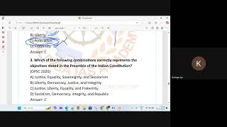 OCS 2023 PYQ DISCUSSION FOR OPSC PRELIM 2024 l PART 1 I TEST LINK GIVEN [upl. by Gibson449]