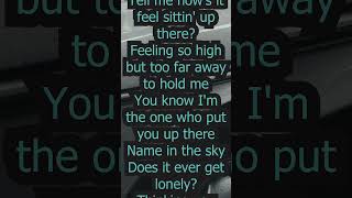 Halsey  Without Me Lyrics Scrolling [upl. by Langbehn]