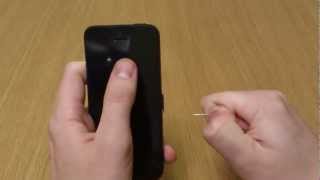 How to open iPhone SIM tray  iPhone 13 12 11 X 5 5S 6 6 Plus [upl. by Mchail500]