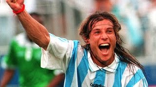 Claudio Caniggia ★ Goals Skills amp Assists [upl. by Annayi]