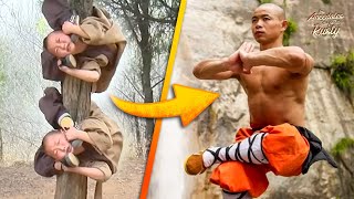 Moines Shaolin  entraînés comme des spartiates dès 6 ans [upl. by Kirat]