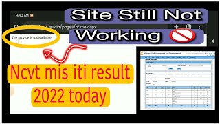 ncvt mis iti result 2022 today  ncvt site still not working 😡 [upl. by Aropizt]