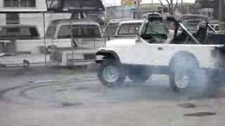 shop jeep doin donuts [upl. by Otha374]