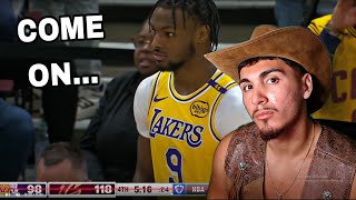 LeBron Fan Reacts To Lakers vs Cavaliers Full Game Highlights [upl. by Mairam]