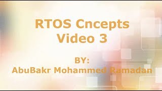 RTOS Concepts 3 [upl. by Inele]