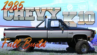 Construcción completa Transformación de un Chevy K10 del 85 en un tributo de quotFall Guyquot [upl. by Eltsirhc253]